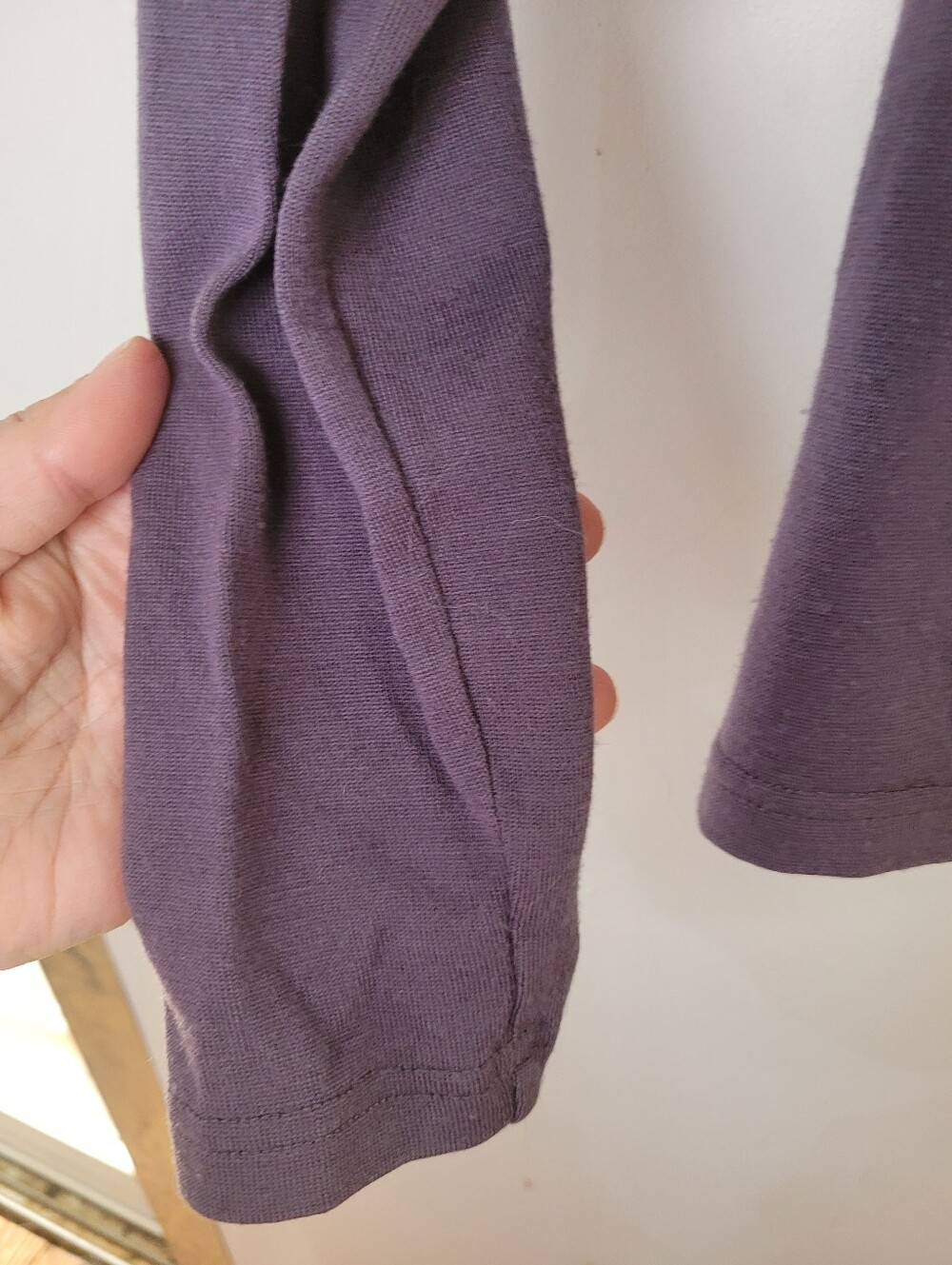 Icebreaker M 100% Merino Wool Crew Neck Top in Lavender Purple - Picture 5 of 6